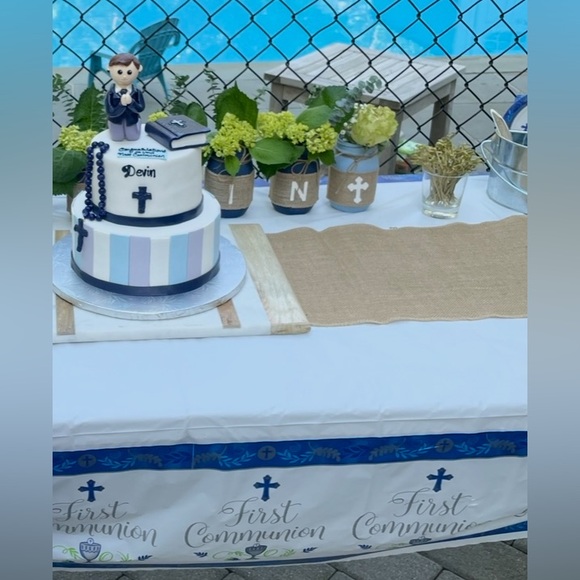 303. NWT Boys First Holy Communion Decor - 14 Decorations - Picture 10 of 12